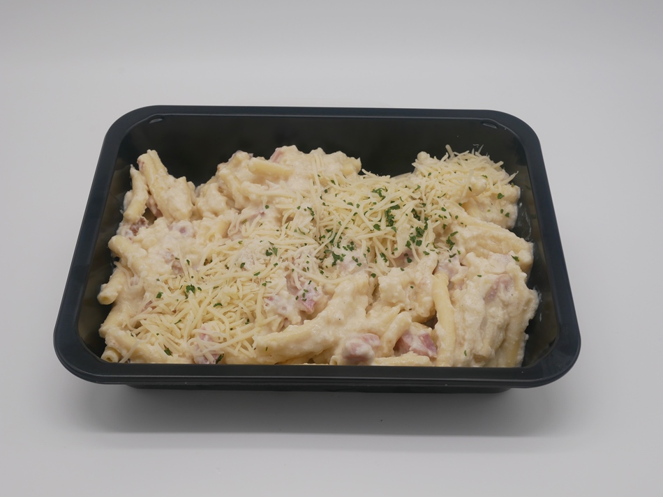 Macaroni met ham en kaas